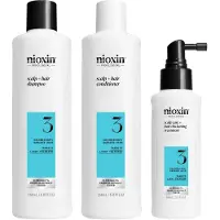 Nioxin System 3 Trial Kit - Colored/Dry/Damaged Hair - 150 + 150 + 340 ml - 150 + 150 + 50 ml
