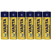 Varta 4106, Einwegbatterie, AA, Alkali, 1,5 V, 6 Stück(e), Blau, Gelb