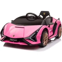 Leggodt - Elektroauto - Lizenzierter Lamborghini Sian - Pink (6950679)