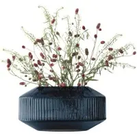 LSA International Vase Breit Rotunda Safir Lsa 13,8x26,7x26,7cm