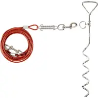 Flamingo Anlegespirale mit Leine, Länge: 7,5 m / 43 cm