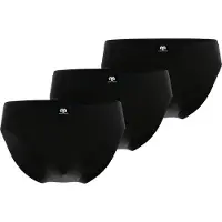 Ceceba Slip 3Er Pack Konvex in schwarz-dunkel-uni | Gr.: 8XL