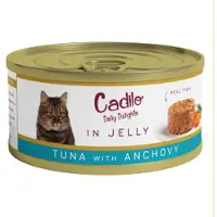 Cadilo Daily Delights - Thunfisch mit Sardellen in Gelee - Nassfutter Katze (70 g)