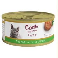 Cadilo Daily Delights - Thunfisch mit Surimi Paté - Nassfutter Katze (70 g)