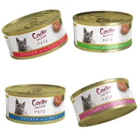 Cadilo Daily Delights - Paté Geschmacksvariation - Nassfutter Katze (12 x 70 g)