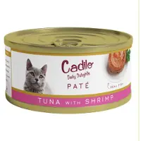 Cadilo Daily Delights - Thunfisch mit Garnelen Paté - Nassfutter Katze (70 g)