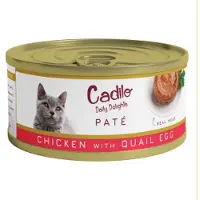 Cadilo Daily Delights - Huhn mit Wachtelei Paté - Nassfutter Katze (70 g)
