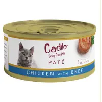 Cadilo Daily Delights - Huhn mit Rind Paté - Nassfutter Katze (70 g)