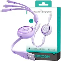 JOYROOM S-A40, 1 m, Lightning, USB C, Stecker, Stecker, Violett