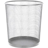 Gerimport Mulleimer - silber - 12L - Metall