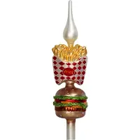 HD Collection Baumspitze "Fastfood" in Bunt - (H)33 cm - onesize
