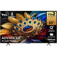TCL C65 55C655, 139,7 cm (55"), 3840 x 2160 Pixel, QLED, Smart-TV, WLAN, Titan