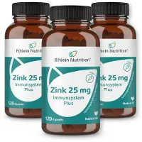 Rhein Nutrition R(h)ein Nutrition Zink 25 mg Immunsystem Plus 3x120 St Kapseln