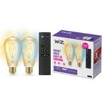 Wiz LED-Leuchtmittel, amber, E27, 8W, 2200-6500K