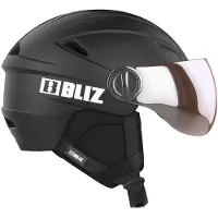 Bliz Skihelm Strike Visier Matt Black-S