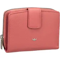Golden Head Leder Geldbörse Madrid RFID Protect Billfold Coin Wallet Coral koralle