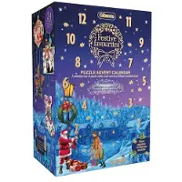 Gibsons Puzzle Adventskalender - festliche Weihnachts-Puzzleset