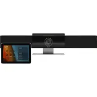 Poly Microsoft Teams Room Base Kit HP Mini-PC mit GC8 Cat5e Extender (ABB), Schwarz, Weiß