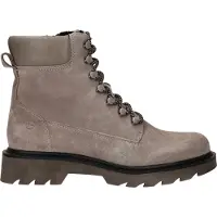 Tamaris Damen Schnürstiefeletten Grau Rauleder Größe: 37
