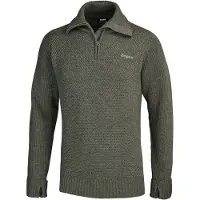 Bergans Herren Ulriken Wollpullover Dark Green Mud XL