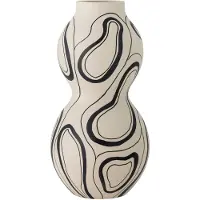 Bloomingville Nicola Vase | Schwarz | Keramik | 82061350