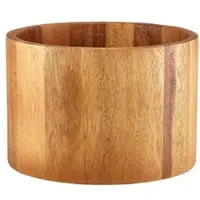 Genware Akazienholz Schale / Präsentationsständer 22,5 x 15 Cm