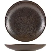 Genware Cinder Schwarz Tiefer Coupe Teller 28cm Terra