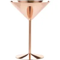 Genware Kupfer Martini Glas 24cl