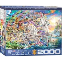 Eurographics Einhorn - Traumwelt 2000 Teile Puzzle