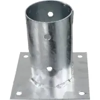 Intergard Aufschraubhülsen ø121mm Rundholz Palisaden