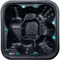 Devee Whirlpool Blackpool 200x200x84 cm für 6 Personen mit 43 Hydrotherapie-Düsen