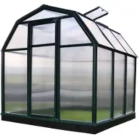 RION Kunststoff Gewächshaus SMART 33 Grün 201x204x198 cm