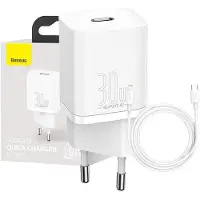Baseus CCSUP-J02, Drinnen, AC, Weiß