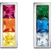 Thomas Sabo Ohrstecker bunte Steine silber