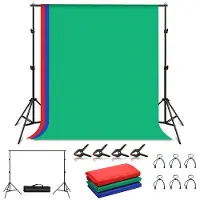 Puluz Foto-studio-hintergrundunterstützung + Hintergründe Pkt5204 2x2 M 3 Stücke