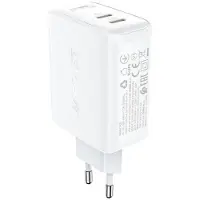 Acefast Ladegerät GaN USB Typ C 50W, PD, QC 3.0, AFC, FCP weiß (A29 weiß)