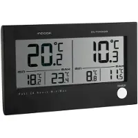 TFA-Dostmann TFA - Funk-Thermometer TWIN 30.3048 - schwarz