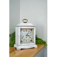 Hermle mechanische Tischuhr - Vintage Weiß - Modell: 22915-V60340