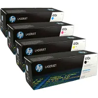 HP 4 Toner CF410X-CF413X 410X Multipack K C M Y 4-farbig