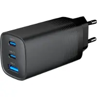 Gembird Power Delivery Charger 1xA 2xC GaN Black
