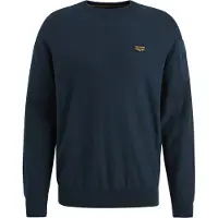 PME Legend Rundhalspullover "American classic Buckley knit" mit Logo Stickerei