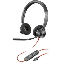 Poly Headset Blackwire C3320-M Kopfhörer Headset binaural schwarz