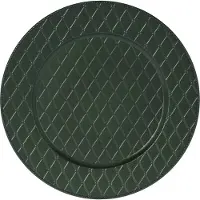 Home Styling Collection Podstawka dekoracyjna pod talerz, Ø 33 cm, zielony