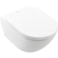 Villeroy & Boch Subway 3.0 Tiefspül-WC Combi-Pack, oval, wandhängend, TwistFlush, 370x560x360mm, 4670TS01, Farbe: weiß-alpin