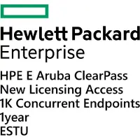 HP Aruba Networking ClearPass Access License 1K Concurrent Endpoints 1-year Subscription E-STU, 1000 Lizenz(en), 1 Jahr(e), Elektronischer Software-Download (ESD)
