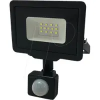 Optonica LED -Fluter, Bewegungsmelder 5941, 10 W, 6000 K, schwarz