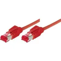 Tecline Patchkabel S/FTP, PiMF, Cat 6, rot, 2,0 m