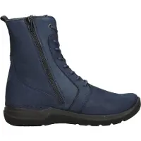 Wolky Viper Veterschoenen Hoog - blauw - Maat 37