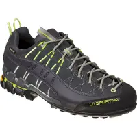 La Sportiva Hyper Gtx, Approach Footwear, 42, Carbon/Neon (Grey) -