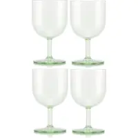Bodum Rotweinglas Oktett Kunststoff Pistazie 250 ml (4er-Set)